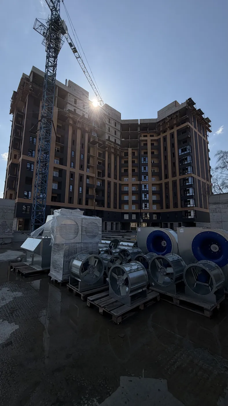 Завершили монолит 8-го этажа корпуса A